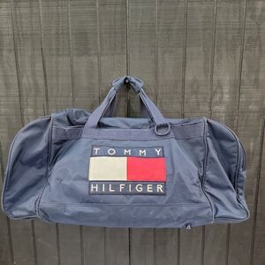 VTG Tommy Hilfiger Duffle Bag Travel Gym Sports Luggage Overnight Carry On Day